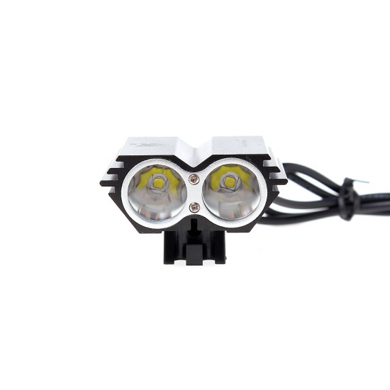 SolarStorm X2 XM L U2 2000 Lumens Bicycle Light Set Black